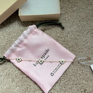 NEW AUTHENTIC Kate Spade - spades and stud bracelet.